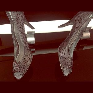 Adrianna Pappell boutique black sparkley shoes